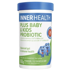 Men vi sinh hỗ trợ miễn dịch cho bé Inner Health Plus Baby & Kids Probiotic 60g