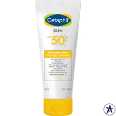 Kem chống nắng siêu nhẹ Cetaphil Sun SPF 50+ Ultra Light Lotion 100ml