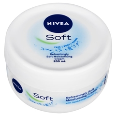 Kem dưỡng ẩm Nivea Soft Moisturising Cream Face Body & Hand 200ml