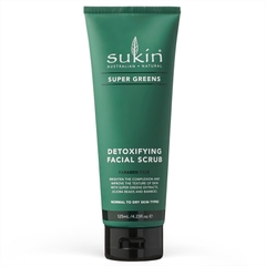 Kem tẩy tế bào chết Sukin Super Greens Detoxifying Facial 125ml