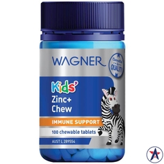 Kẹo bổ sung kẽm Wagner Kids Zinc Plus Immune Support 100 viên