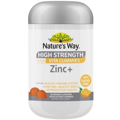 Nature's Way Zinc+ High Strength Adult Vita Gummies 60 viên