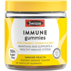 Kẹo dẻo tăng cường sức đề kháng Swisse Ultiboost Immune Gummies 60 viên