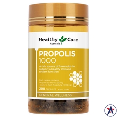 Keo ong của Úc Healthy Care của Úc Propolis 1000mg 200 viên