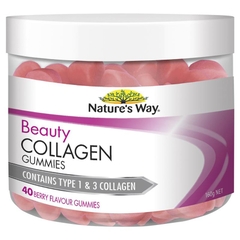 Kẹo dẻo Collagen Úc Nature's Way Beauty Collagen Gummies 40 viên