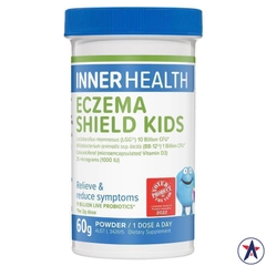 Lợi khuẩn cho bé bị viêm da cơ địa Eczema Shield Kids Inner Health 60g