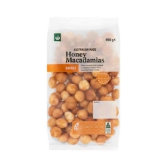 Hạt mắc ca mật ong Woolworths Macadamias Honey