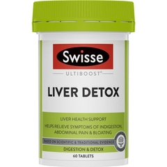 Viên uống Liver Detox Úc Swisse Ultiboost thải độc gan