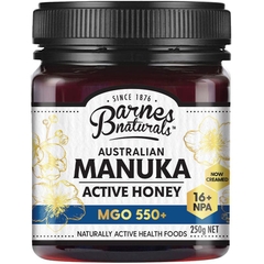 Mật ong Manuka Úc Barnes Naturals MGO 550+ Australian Honey