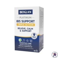 Men vi sinh đường ruột Bioglan Platinum IBS Support Triple Action 50 viên