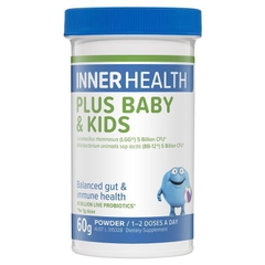 Men vi sinh hỗ trợ miễn dịch cho bé Inner Health Plus Baby & Kids Probiotic 60g