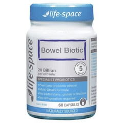 Men vi sinh Úc Life Space Bowel Biotic 60 viên