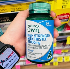 Viên uống bổ gan Nature's Own High Strength Milk Thistle 35000mg