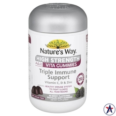 Nature's Way Adult Vita Gummies High Strength Triple Immune 50 viên