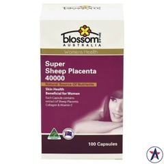 Nhau thai cừu Blossom Super Sheep Placenta 40000mg 100 viên