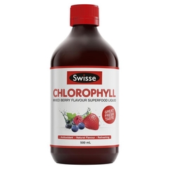 Nước diệp lục Swisse Chlorophyll Mixed Berry vị dâu tây 500ml