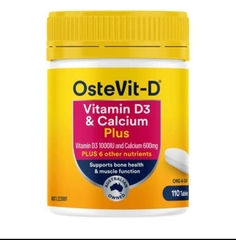 Viên uống bổ sung Vitamin D3 & Calcium Plus OsteVit-D One-A-Day 110 viên