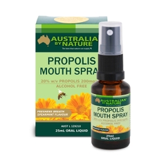 Xịt miệng keo ong Australian By Nature Propolis Mouth Spray 20% w/v Propolis 200mg 25ml