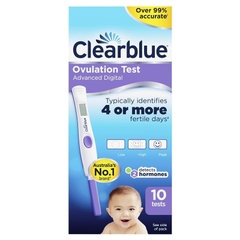 Que thử rụng trứng Clearblue Advanced Digital Ovulation 10 que