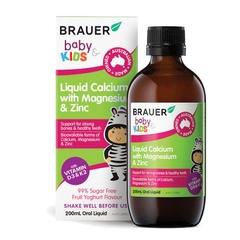 Siro Brauer Baby Kids Liquid Calcium with Magnesium & Zinc 200ml