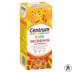 Siro cho trẻ biếng ăn Centrum Kids Incremin Iron Mixture 200ml