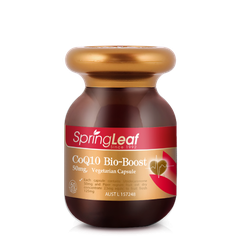 Viên uống bổ tim mạch  SpringLeaf CoQ10 Bio-Boost 50mg, Vegetarian 60 viên