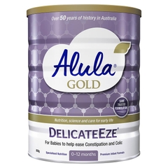 Sữa Alula Gold Úc DelicateEze 850g cho trẻ sơ sinh