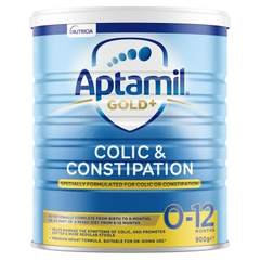 Sữa Aptamil Gold Plus Úc Colic & Constipation 900g (0-12 tháng)