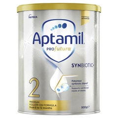 Sữa Aptamil Úc số 2 Profutura Synbiotic+ 900g (6-12 tháng)