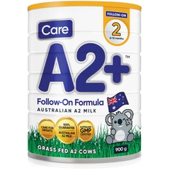 Sữa Care A2+ số 2 Follow On 900g dành cho trẻ từ 6 đến 12 tháng