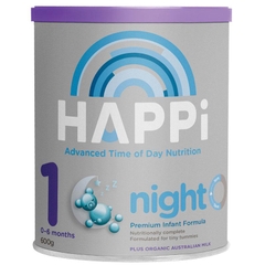 Sữa HAPPi số 1 ban đêm Night Infant 600g cho trẻ từ 0-6 tháng