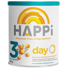 Sữa Happi số 3 ban ngày Day Toddler 600g cho trẻ trên 12 tháng