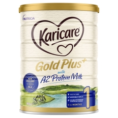 Sữa Karicare Gold Plus A2 Protein số 1 Toddler 900g (0-6 tháng)