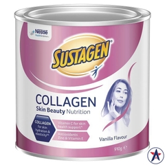 Sữa Sustagen Collagen Skin Beauty Nutrition vị Vanila 910g