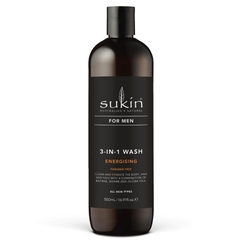 Sữa tắm Sukin For Men 3 in 1 Wash Energising 500ml