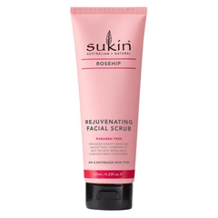 Tẩy tế bào chết trẻ hóa da Sukin Rosehip Rejuvenating Facial Scrub 125ml