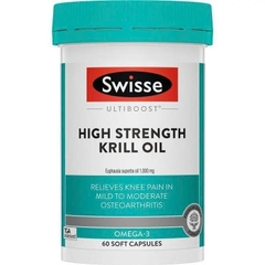 Dầu nhuyễn thể Swisse High Strength Deep Sea Krill Oil 1000mg 60 viên