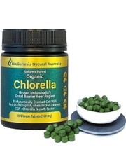 Tảo hữu cơ BioGenesis Natural Australia Nature's Purest Organic Chlorella 500mg
