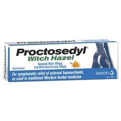 Kem mỡ bôi trực tràng Proctosedyl Witch Hazel Haemorrhoids Ointment 30g