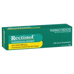 Kem mỡ bôi trực tràng Rectinol Haemorrhoidal Ointment 50g
