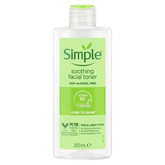 Nước hoa hồng Simple Soothing Facial Toner Kind To Skin 200ml