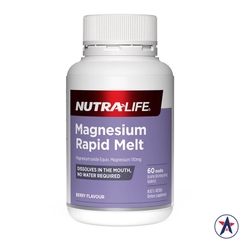 Viên ngậm bổ sung Magie Nutra-Life Magnesium Rapid Melt 60 viên