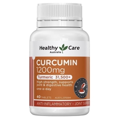 Healthy Care Curcumin 1200mg Turmeric tinh chất nghệ Úc 40 viên