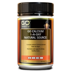 Viên uống bổ sung canxi GO Healthy Go Calcium 1-A-Day Natural Source 120 viên