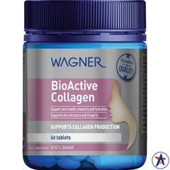 Viên uống bổ sung Collagen cho da Wagner Bioactive Collagen 60 viên