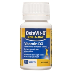 Viên uống bổ sung Vitamin D3 1000IU OsteVit-D One A Day