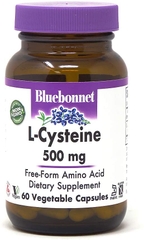 L-Cystine 500mg Bluebonnet đẹp da móng tóc 60 viên