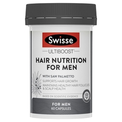 Swisse Hair Nutrition For Men giúp dưỡng tóc cho nam 60 viên