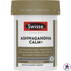 Viên uống giảm căng thẳng Swisse Ultiboost Ashwagandha Calm+ 60 viên