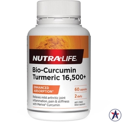 Viên uống giảm viêm khớp nhẹ Nutra-Life Bio-Curcumin 16500+